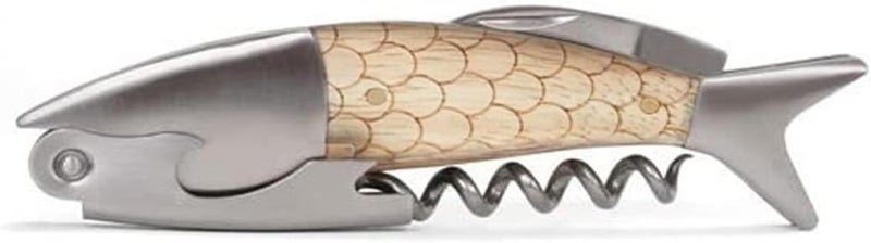 FAFAXOXO Unique Fish Corkscrew, Professional Waiters Corkscrew Wine Key Bottle Opener,Manual Wine Key for Servers, Waiters, Bartenders and Home Use - Image 1
